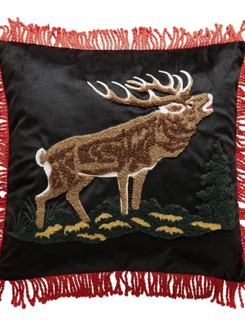 Camp Wandawega Elk Pillow - Camp W NEW